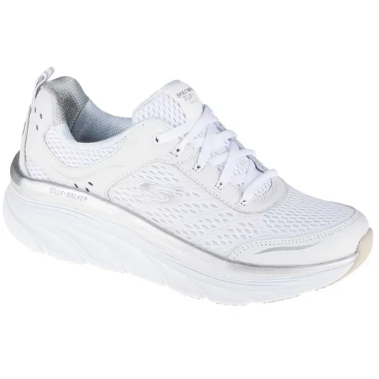 Zdjęcie produktu Skechers Relaxed Fit: D'Lux Walker - Infinite Motion 149023-WSL, Damskie, Białe, buty sneakers, przewiewna siateczka, rozmiar: 37