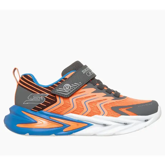 Zdjęcie produktu Skechers S-Lights: Flex-Glow Ultra - Prism-Pacer - Grafitowy / Pomaranczowy