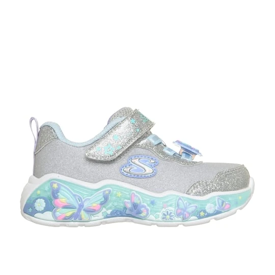 Zdjęcie produktu Skechers S-Lights: Lil Butterfly Bliss - Srebrny / Wielokolorowy