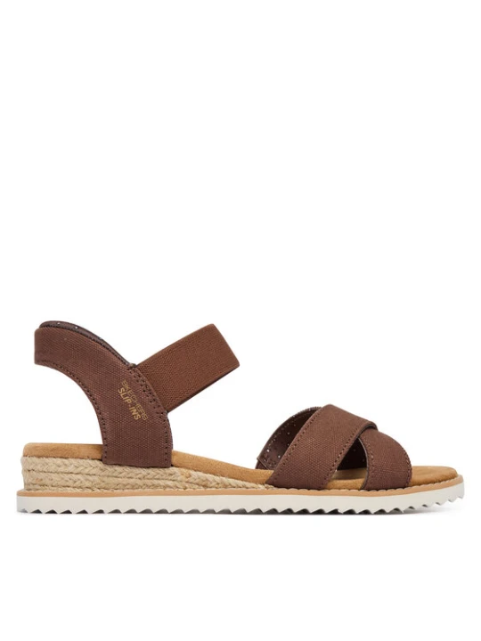 Zdjęcie produktu Skechers Sandały BOBS Desert Kiss - Golden Lily 114418 / CHOC Brązowy