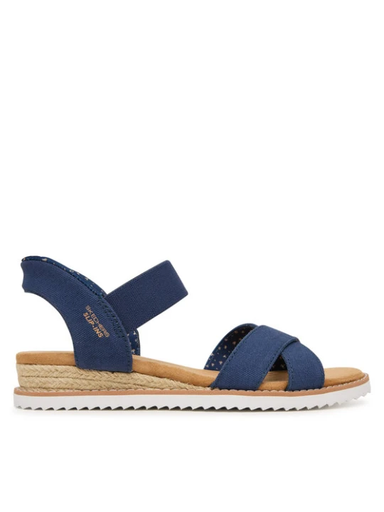 Zdjęcie produktu Skechers Sandały BOBS Desert Kiss - Golden Lily 114418 / NVY Granatowy