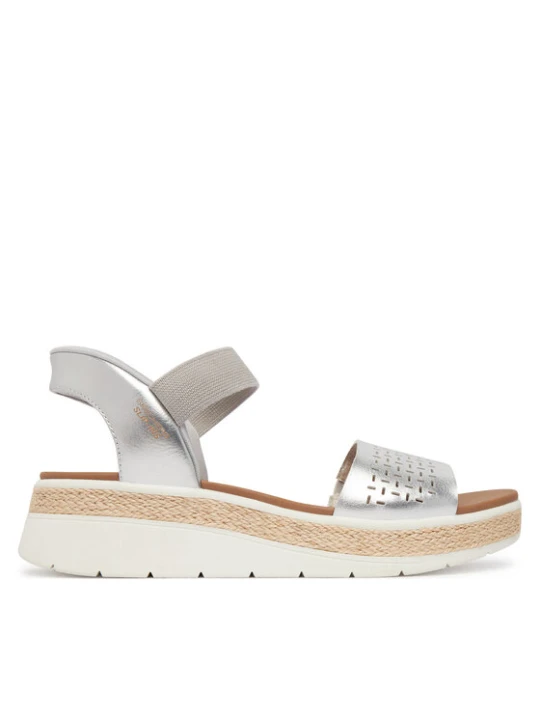 Zdjęcie produktu Skechers Sandały Bobs Sun Ray 114415/SIL Srebrny
