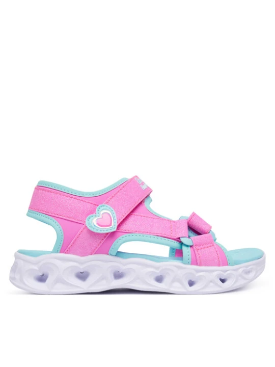 Zdjęcie produktu Skechers Sandały Heart Lights Sandals 303114L/PKTQ Różowy