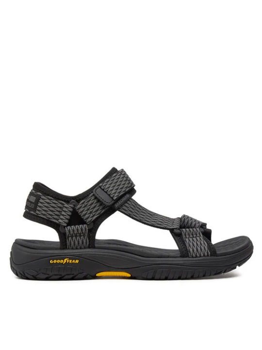 Zdjęcie produktu Skechers Sandały Lomell-Rip Tide 204351/BKGY Czarny