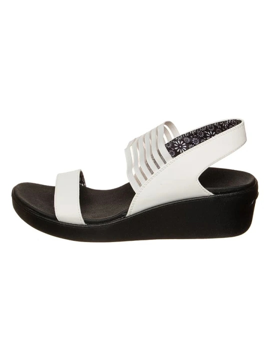Zdjęcie produktu Skechers Sandały "Rumble" w kolorze białym na koturnie rozmiar: 39