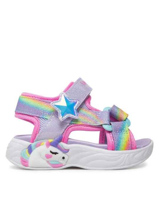 Zdjęcie produktu Skechers Sandały Unicorn Dreams Sandal-Dreamy Unicorns 303107N / LVMT Fioletowy