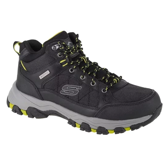 Zdjęcie produktu Skechers Selmen - Melano 204477-BLK, Męskie, Czarne, buty trekkingowe, skóra licowa, rozmiar: 41