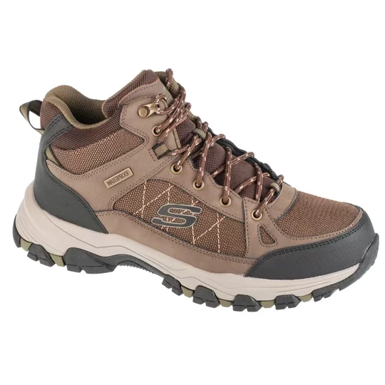 Zdjęcie produktu Skechers Selmen - Melano 204477-CHOC, Męskie, Brązowe, buty trekkingowe, skóra licowa, rozmiar: 41
