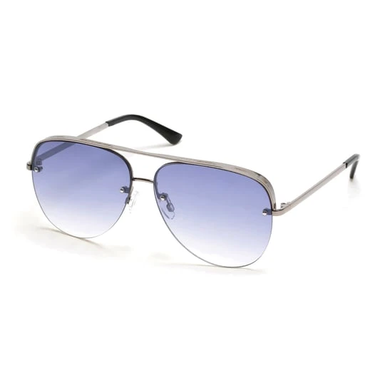 Zdjęcie produktu Skechers Semi-Rimless Metal Aviator - Metaliczny / Czarny