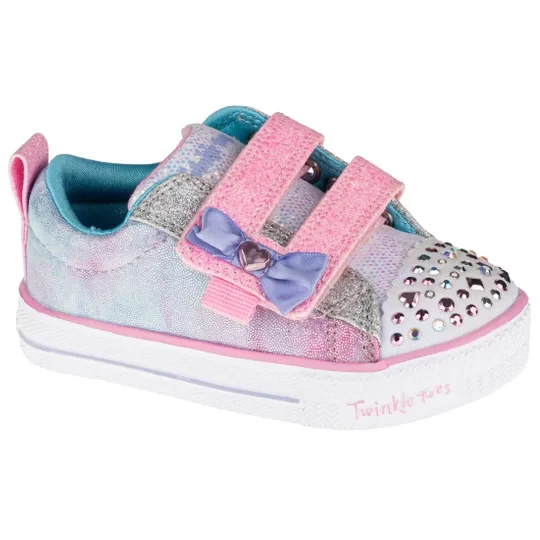 Zdjęcie produktu Skechers Shuffle Lite Sweet Supply 20320N-LPMT, Dla dziewczynki, Wielokolorowe, buty sneakers, syntetyk, rozmiar: 23