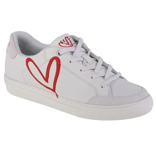 Zdjęcie produktu Skechers Side Street - Lonely Heart 177983-WRD, Damskie, Białe, buty sneakers, skóra licowa, rozmiar: 35
