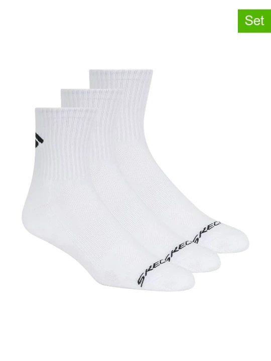 Zdjęcie produktu Skechers Skarpety (6 par) w kolorze białym rozmiar: 39-42