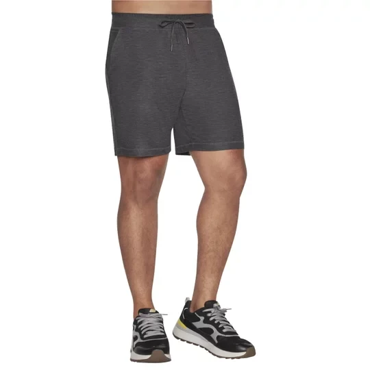 Zdjęcie produktu Skechers Skech-Knits Ultra GO Lite 7 Inch Short MSH108-BKCC, Męskie, Szare, spodenki, poliester, rozmiar: XXL