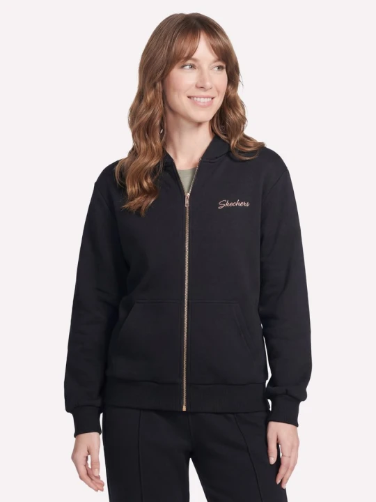 Zdjęcie produktu Skechers SKECH SWEATS Signature Full Zip bluza z kapturem - Czarny