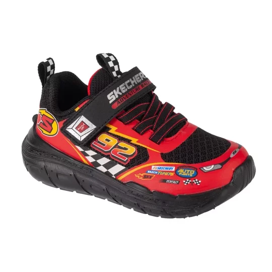 Zdjęcie produktu Skechers Skech Tracks 402303N-BKRD, Dla chłopca, Czerwone, buty sportowe, przewiewna siateczka, rozmiar: 22