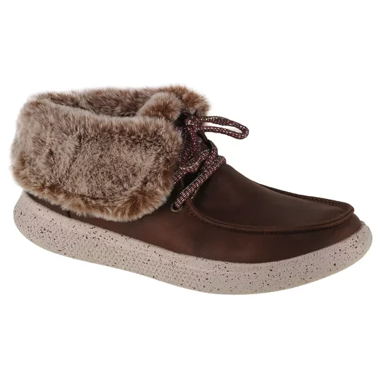 Zdjęcie produktu Skechers Skipper - Hang Glider 113443-BRN, Damskie, Brązowe, buty zimowe, skóra, rozmiar: 35, 5