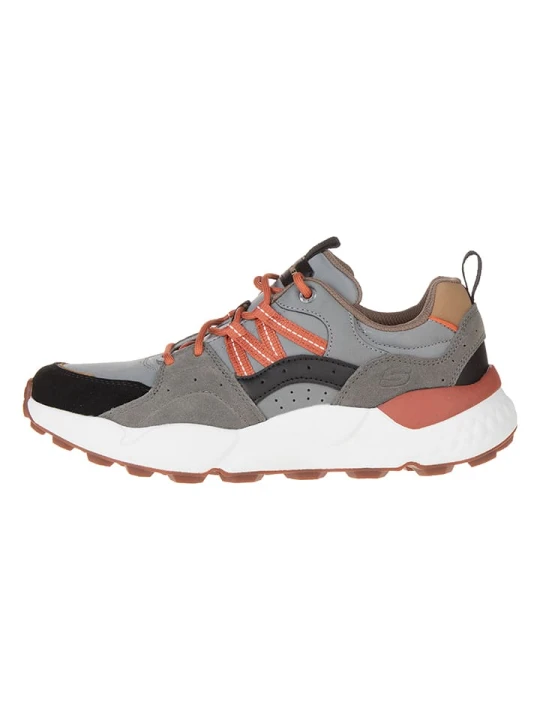 Zdjęcie produktu Skechers Skórzane sneakersy "Bendino Dormer" w kolorze pomarańczowo-szarym rozmiar: 42