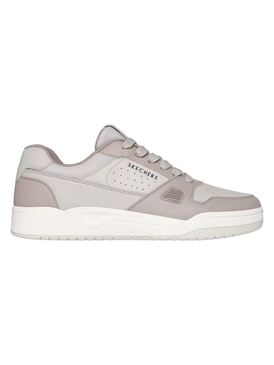 Zdjęcie produktu Skechers Skórzane sneakersy w kolorze beżowym rozmiar: 43