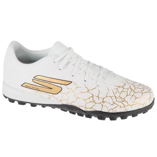 Zdjęcie produktu Skechers Skx 1.5 Academy TF 252018-WBGD, Męskie, Białe, buty piłkarskie - turfy, syntetyk, rozmiar: 39