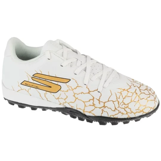 Zdjęcie produktu Skechers Skx 1.5 Jr Youth Fg 252063L-WBGD, Dla chłopca, Białe, buty piłkarskie - turfy, syntetyk, rozmiar: 38