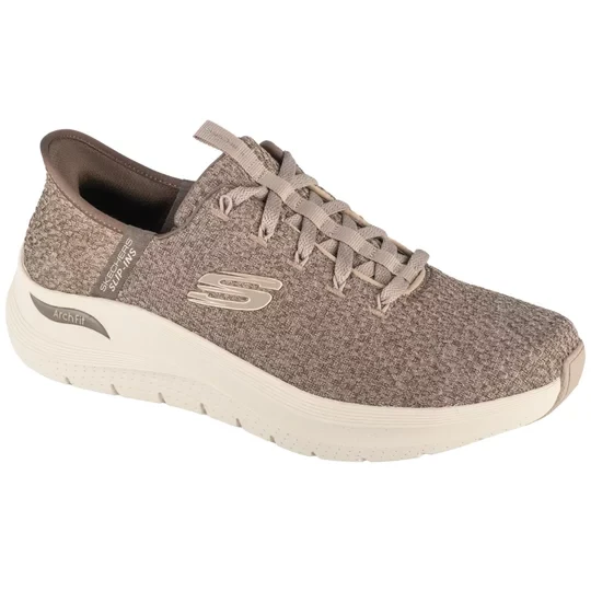 Zdjęcie produktu Skechers Slip-ins: Arch Fit 2.0 - Look Ahead 232462-TPE, Męskie, Szare, buty sportowe, przewiewna siateczka, rozmiar: 41