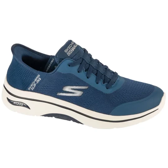 Zdjęcie produktu Skechers Slip-ins: Arch Fit 2.0 - Simplicity 2 216602-NVY, Męskie, Granatowe, buty sportowe, przewiewna siateczka, rozmiar: 41