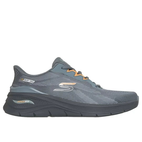 Zdjęcie produktu Skechers Slip-ins: Arch Fit 3.0 - Fiddow - Grafitowy / Pomaranczowy