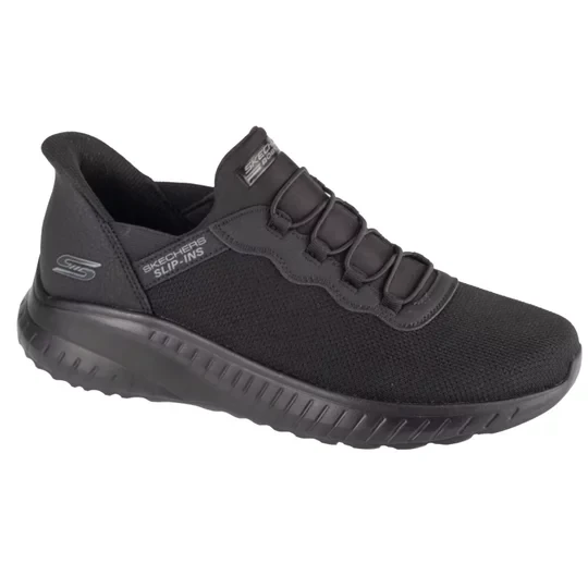 Zdjęcie produktu Skechers Slip-Ins: BOBS Sport Squad Chaos 118300-BBK, Męskie, Czarne, buty sneakers, tkanina, rozmiar: 42