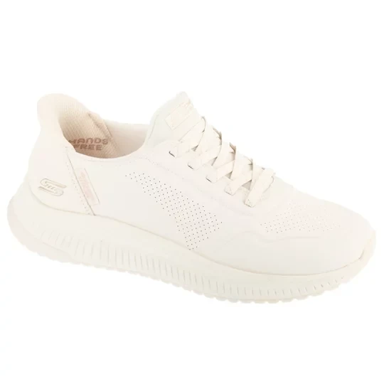 Zdjęcie produktu Skechers Slip-Ins: Bobs Squad 4 - Key Look 117740-W, Damskie, Białe, buty sneakers, syntetyk, rozmiar: 36