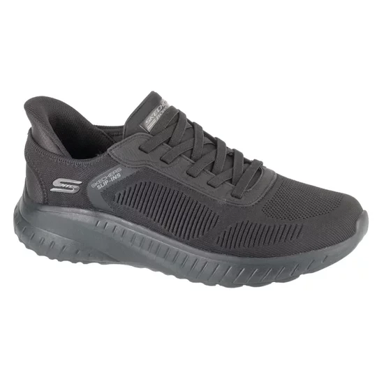 Zdjęcie produktu Skechers Slip-Ins: BOBS Squad Chaos - Solid Step 118312-BBK, Męskie, Czarne, buty sneakers, tkanina, rozmiar: 40