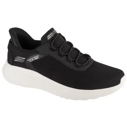 Zdjęcie produktu Skechers Slip-Ins: Bobs Squad Chaos - Tough Walk 118303-BLK, Męskie, Czarne, buty sneakers, tkanina, rozmiar: 42, 5