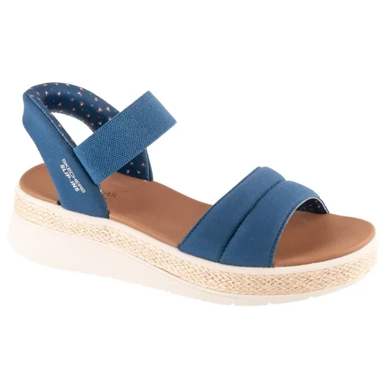 Zdjęcie produktu Skechers Slip-Ins: BOBS Sun Ray 114413-NVY, Damskie, Granatowe, sandały, tkanina, rozmiar: 36