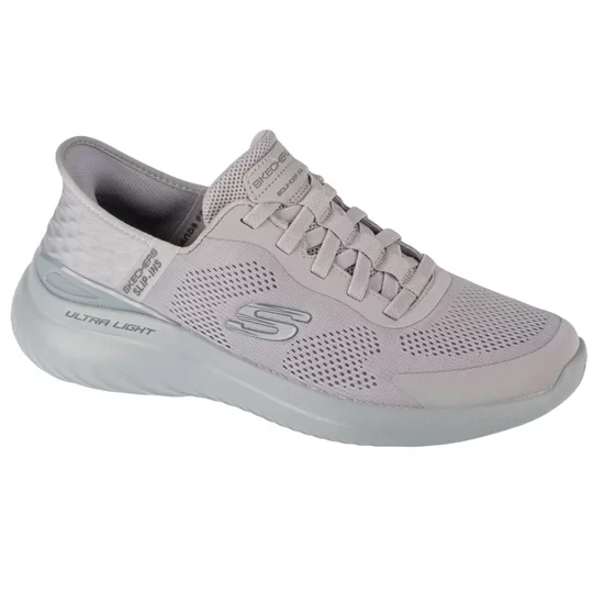 Zdjęcie produktu Skechers Slip-Ins: Bounder 2.0 - Emerged 232459-GRY, Męskie, Szare, buty sneakers, przewiewna siateczka, rozmiar: 42, 5