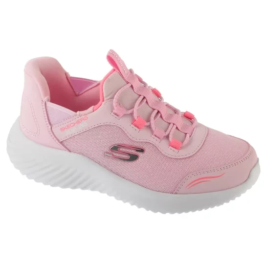Zdjęcie produktu Skechers Slip-Ins: Bounder - Simple Cut 303585L-LTPK, Dla dziewczynki, Różowe, buty sneakers, tkanina, rozmiar: 39