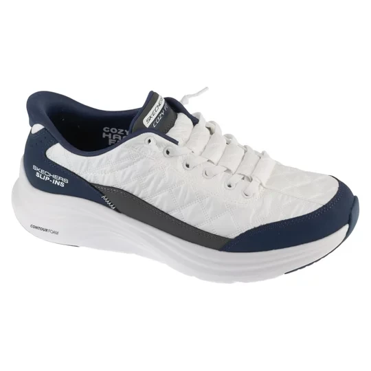 Zdjęcie produktu Skechers Slip-Ins: Contour Foam - Cozy 232619-WNV, Męskie, Białe, buty sneakers, tkanina, rozmiar: 41