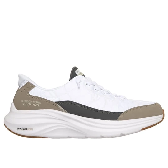 Zdjęcie produktu Skechers Slip-ins: Contour Foam - Cozy Fit - Bialy / Szarobrazowy