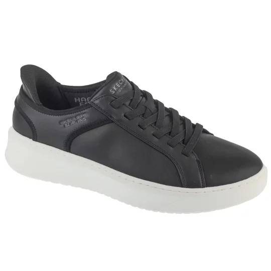 Zdjęcie produktu Skechers Slip-Ins: Court Break - Suit Sneaker 183177-BLK, Męskie, Czarne, buty sneakers, skóra syntetyczna, rozmiar: 41