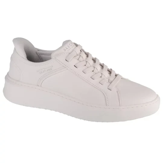 Zdjęcie produktu Skechers Slip-Ins: Court Break - Suit Sneaker 183177-WHT, Męskie, Białe, buty sneakers, skóra syntetyczna, rozmiar: 41
