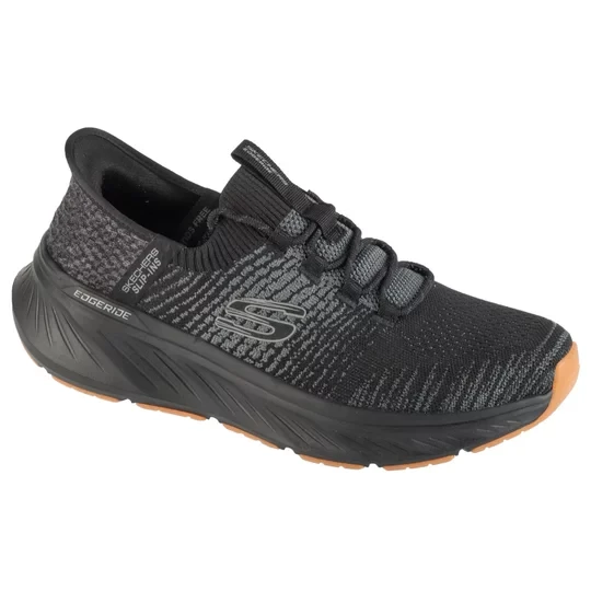 Zdjęcie produktu Skechers Slip-Ins: Edgeride - Raygo 232932-BBK, Męskie, Czarne, buty sneakers, tkanina, rozmiar: 42, 5