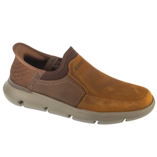 Zdjęcie produktu Skechers Slip-Ins: Garza - Dorado 205067-CDB, Męskie, Brązowe, półbuty, skóra licowa, rozmiar: 40