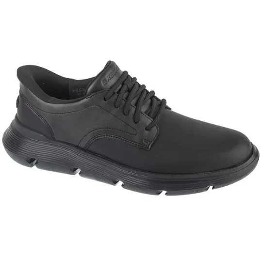 Zdjęcie produktu Skechers Slip-Ins: Garza - Duran 205353-BBK, Męskie, Czarne, półbuty, skóra licowa, rozmiar: 40