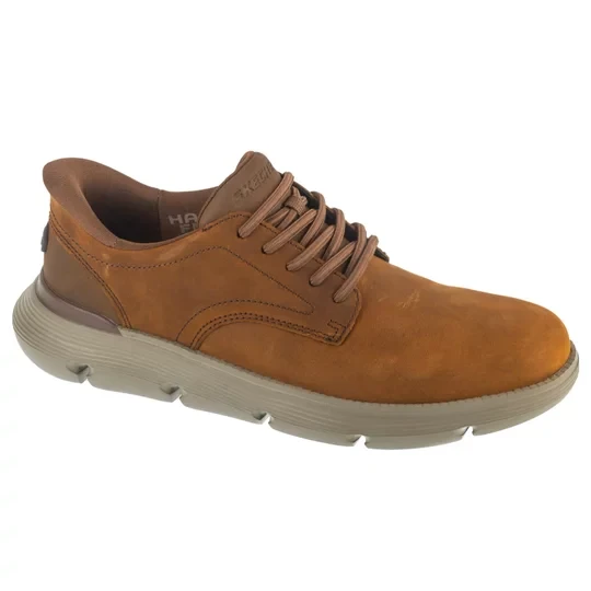 Zdjęcie produktu Skechers Slip-Ins: Garza - Duran 205353-CDB, Męskie, Brązowe, półbuty, skóra licowa, rozmiar: 40