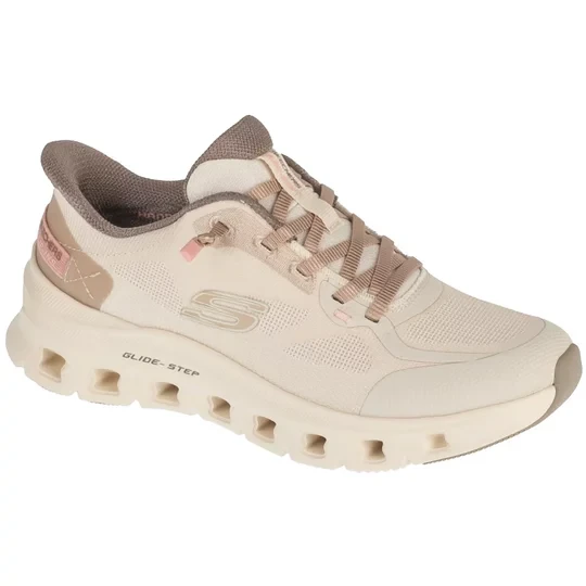 Zdjęcie produktu Skechers Slip-Ins: Glide-Step Pro - Pure Motion 150428-NTBR, Damskie, Beżowe, buty sneakers, tkanina, rozmiar: 39