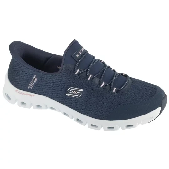 Zdjęcie produktu Skechers Slip-Ins: Glide-Step - Pursuit 104547-NVY, Damskie, Granatowe, buty sneakers, tkanina, rozmiar: 36