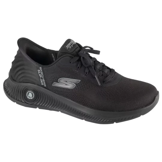 Zdjęcie produktu Skechers Slip-Ins: Go Walk Anywhere - Worldwide 216314-BBK, Męskie, Czarne, buty sneakers, tkanina, rozmiar: 41