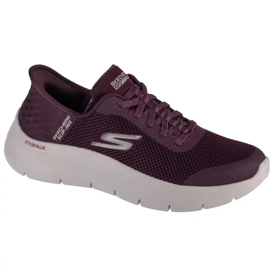 Zdjęcie produktu Skechers Slip-Ins: GO WALK Flex - Grand Entry 124836-BURG, Damskie, Bordowe, buty sneakers, tkanina, rozmiar: 36