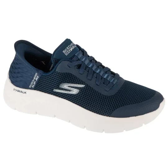 Zdjęcie produktu Skechers Slip-Ins: GO WALK Flex - Grand Entry 124836-NVW, Damskie, Granatowe, buty sneakers, tkanina, rozmiar: 40