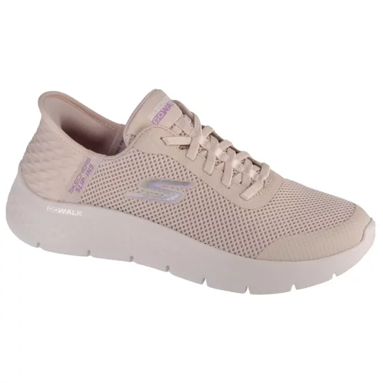 Zdjęcie produktu Skechers Slip-Ins: GO WALK Flex - Grand Entry 124836-OFWT, Damskie, Beżowe, buty sneakers, tkanina, rozmiar: 36