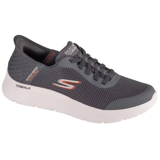 Zdjęcie produktu Skechers Slip-Ins: Go Walk Flex - Hands Up 216324-GRY, Męskie, Szare, buty sneakers, tkanina, rozmiar: 42