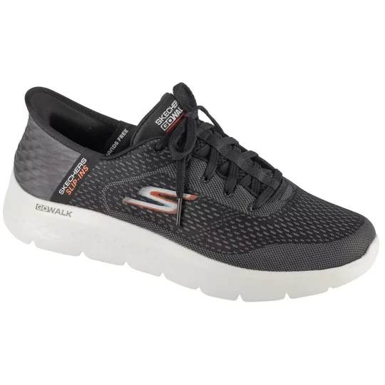Zdjęcie produktu Skechers Slip-Ins: GO WALK Flex - New World 216505-BKOR, Męskie, Czarne, buty sneakers, tkanina, rozmiar: 41